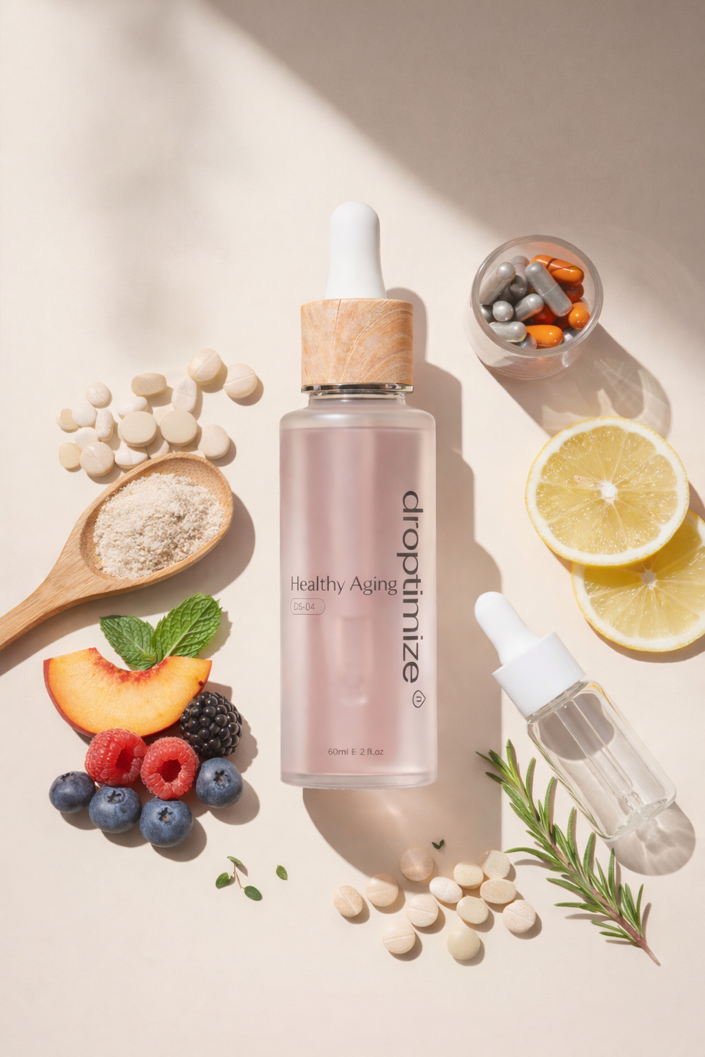 Glow-supporting beauty drops